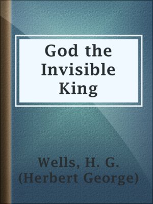 cover image of God the Invisible King